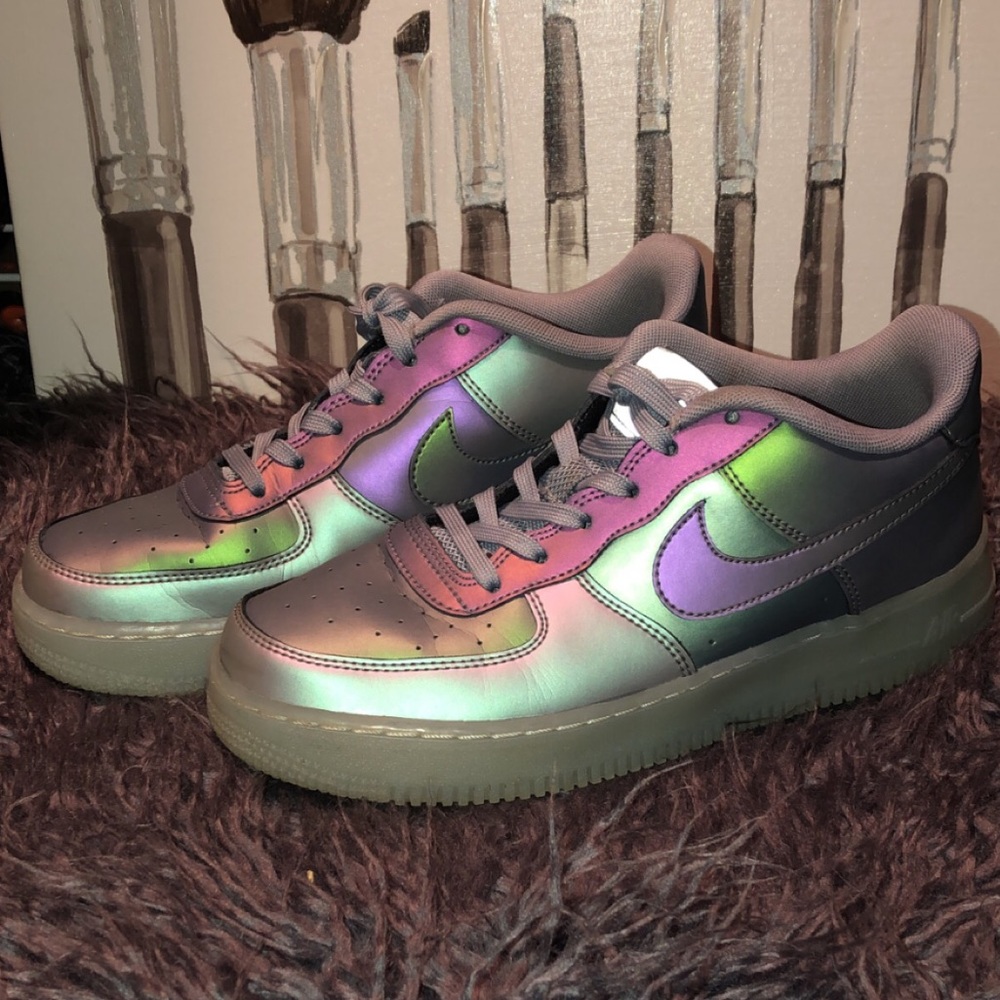 Holographic Nike Air Force Ones
